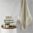 Madison Park Signature Splendor 6-Piece Cotton Towel Set in Taupe Brown