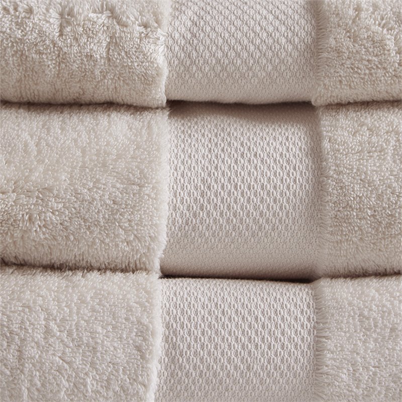 Madison Park Signature 6-Piece Turkish Cotton Bath Towel Set in Blush Pink
