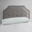 Sleep Philosophy Polyester Rayon Foam Pillow with Bamboo Cover in Ivory