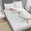 Sleep Philosophy Polyester Rayon Foam Pillow with Bamboo Cover in Ivory