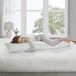 Sleep Philosophy Polyester Rayon Foam Pillow with Bamboo Cover in Ivory