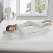Sleep Philosophy Polyester Rayon Foam Pillow with Bamboo Cover in Ivory