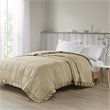 Madison Park Solid Embossed Microfiber Premium Oversized Blanket - Taupe Brown