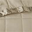 Madison Park Solid Embossed Microfiber Premium Oversized Blanket - Taupe Brown