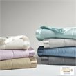 Madison Park Solid Embossed Microfiber Premium Oversized Blanket - Taupe Brown