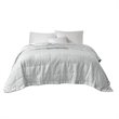 Madison Park Solid Embossed Microfiber Premium Oversized Blanket in Gray