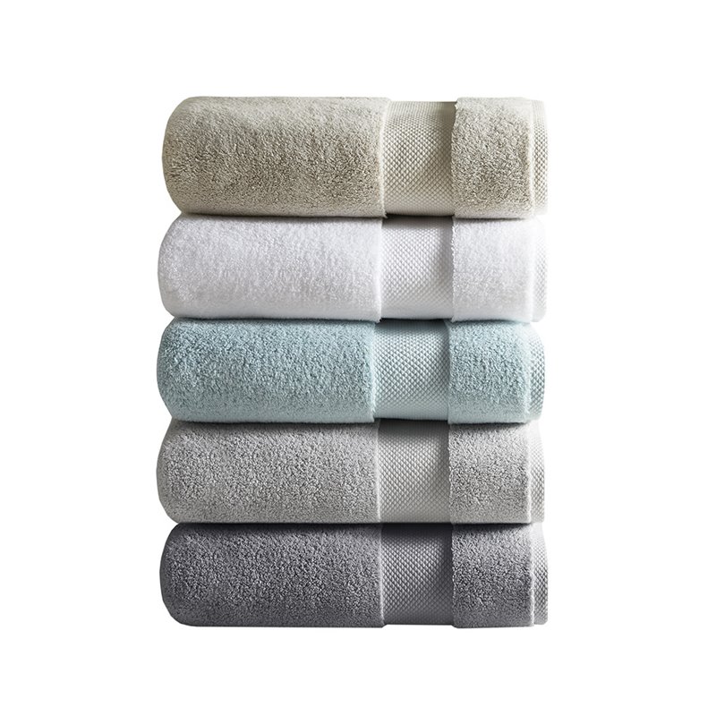 Madison Park Signature Splendor 6-Piece Cotton Towel Set in Charcoal