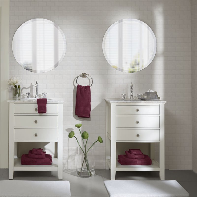 Madison Park Signature 8-Piece Cotton Towel Set in Burgundy Red