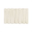 Madison Park 100 Percent Polyester Fabric Solid Tufted Rug in Wheat Brown