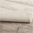 Madison Park 100 Percent Polyester Fabric Solid Tufted Rug in Wheat Brown