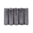 Madison Park 100 Percent Polyester Fabric Solid Tufted Rug in Gray