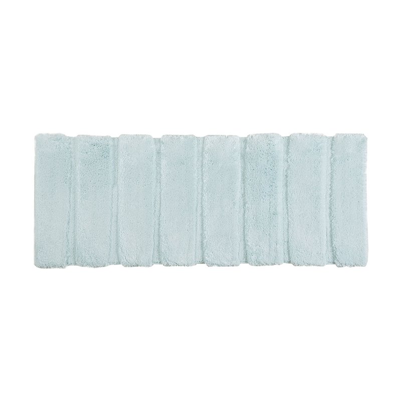 Madison Park 100 Percent Polyester Fabric Solid Tufted Rug in Seafoam Green