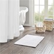 Madison Park Lasso 100 Percent Cotton Chenille Chain Stitch Rug - White