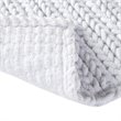 Madison Park Lasso 100 Percent Cotton Chenille Chain Stitch Rug - White