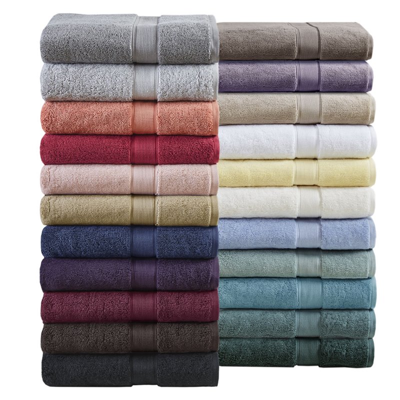 Madison Park Signature 8-Piece 100 Percent Cotton Towel Set in Beige