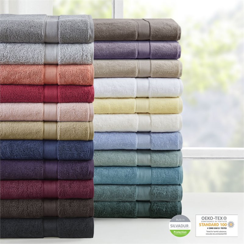Madison Park Signature 8-Piece 100 Percent Cotton Towel Set in Beige