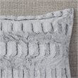 Madison Park 100 Percent Polyester Printed Long Fur Comforter Set in Gray