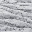 Madison Park 100 Percent Polyester Printed Long Fur Comforter Set in Gray