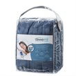 Beautyrest Polyester Knitted Solid Microlight Heated Throw in Sapphire Blue