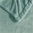 Beautyrest Polyester Solid Microlight Reversible Heated Blanket in Aqua Blue