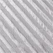 Madison Park Polyester Solid Stripe Brushed Long Fur Knitted Throw in Gray