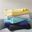 Intelligent Design Oversized Solid Microlight Plush Brushed Throw in Yellow
