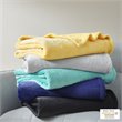 Intelligent Design Oversized Solid Microlight Plush Brushed Throw in Yellow
