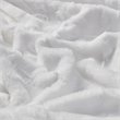 Madison Park 100 Percent Polyester Solid Brushed Long Fur Throw in White