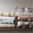 Madison Park 100 Percent Polyester Solid Brushed Long Fur Throw in Aqua Blue