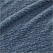 Woolrich Polyester Solid Berber Brushed Blanket w/ Crystal Velvet Binding - Blue
