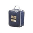 Woolrich Polyester Solid Berber Brushed Blanket w/ Crystal Velvet Binding - Navy