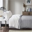 Madison Park Contemporary Cotton Polyester Solid Pillowcase in White