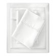 Madison Park Contemporary Cotton Polyester Solid Pillowcase in White