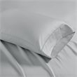 Madison Park Contemporary Cotton Polyester Solid Pillowcase in Gray