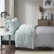 Madison Park Contemporary Cotton Polyester Solid Pillowcase in Seafoam