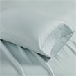 Madison Park Contemporary Cotton Polyester Solid Pillowcase in Seafoam