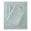 Madison Park Contemporary Cotton Polyester Solid Pillowcase in Seafoam
