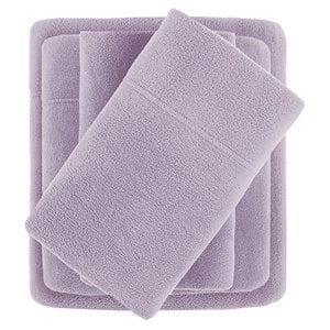True North by Sleep Philosophy Polyester Micro Fleece Solid Sheet Set - Lavender
