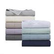 Madison Park 100 Percent Cotton Peached Percale Sheet Set in Gray