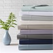 Madison Park 100 Percent Cotton Peached Percale Sheet Set in Gray