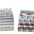 Woolrich 100 Percent Cotton Flannel Printed Sheet Set in Tan Cars