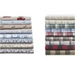 Woolrich Farmhouse 100 Percent Cotton Flannel Sheet Set in Blue Snowflake