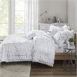 Intelligent Design 5-Piece Polyester Metallic Comforter Set in White/Silver