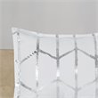 Intelligent Design 5-Piece Polyester Metallic Comforter Set in White/Silver