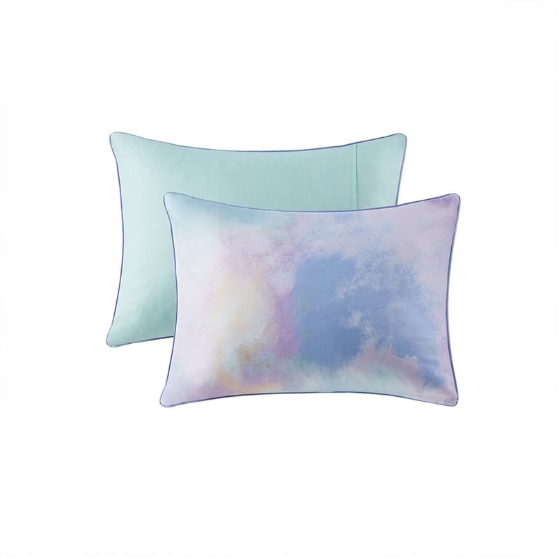 Intelligent Design 100 Percent Polyester Printed Comforter Set in Aqua