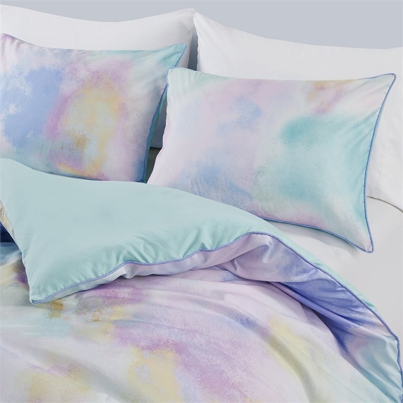 Intelligent Design 100 Percent Polyester Printed Comforter Set in Aqua
