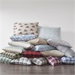 Woolrich Contemporary 100 Percent Cotton Printed Sheet Set in Blue Sheep