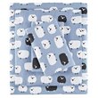 Woolrich Contemporary 100 Percent Cotton Printed Sheet Set in Blue Sheep