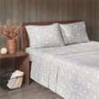Woolrich Farmhouse 100 Percent Cotton Printed Sheet Set in Gray Moose