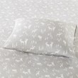 Woolrich Farmhouse 100 Percent Cotton Printed Sheet Set in Gray Moose